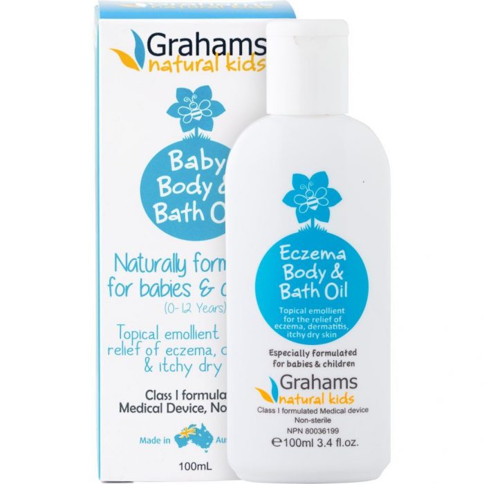 Grahams Natural Baby Eczema Body & Bath Oil 100ml Optimal Family Wellness