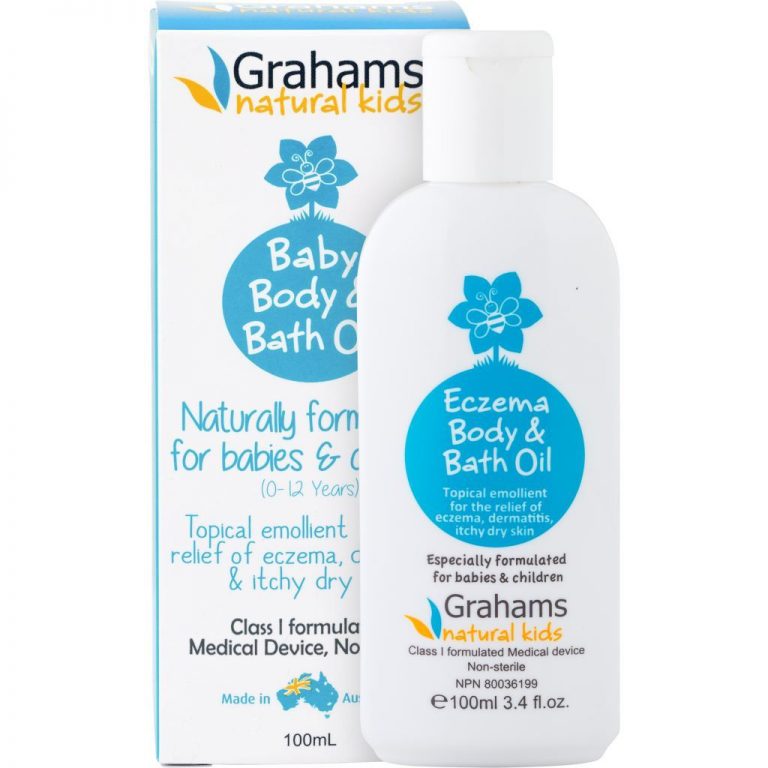 Grahams Natural Baby Eczema Body & Bath Oil 100ml Optimal Family Wellness