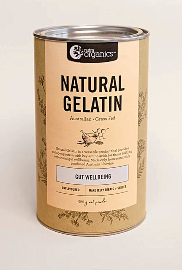 Nutra Organics Natural Gelatin (Gut Digestive Health) Unflavoured 500g